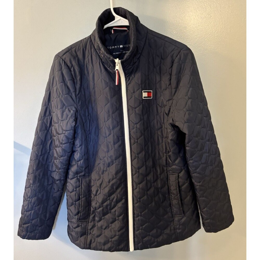 NWOT Tommy Hilfiger 3-In-1 All Weather Quilted Jacket Sz M Dark Blue